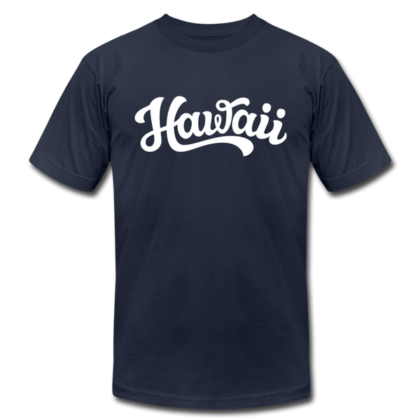 Hawaii T-Shirt - Hand Lettered Unisex Hawaii T Shirt - navy