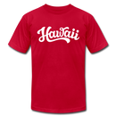 Hawaii T-Shirt - Hand Lettered Unisex Hawaii T Shirt - red