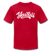 Hawaii T-Shirt - Hand Lettered Unisex Hawaii T Shirt - red