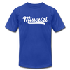 Missouri T-Shirt - Hand Lettered Unisex Missouri T Shirt - royal blue