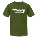 Missouri T-Shirt - Hand Lettered Unisex Missouri T Shirt - olive