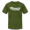 Missouri T-Shirt - Hand Lettered Unisex Missouri T Shirt - olive