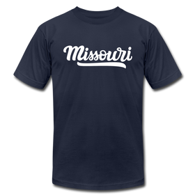 Missouri T-Shirt - Hand Lettered Unisex Missouri T Shirt - navy