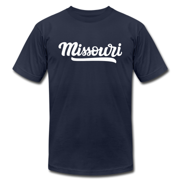 Missouri T-Shirt - Hand Lettered Unisex Missouri T Shirt - navy