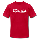 Missouri T-Shirt - Hand Lettered Unisex Missouri T Shirt - red