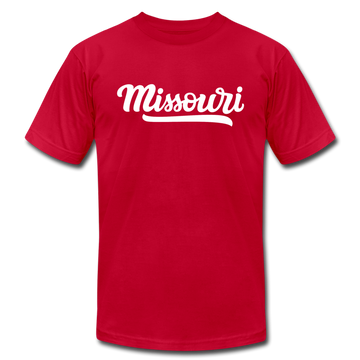 Missouri T-Shirt - Hand Lettered Unisex Missouri T Shirt - red
