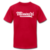 Missouri T-Shirt - Hand Lettered Unisex Missouri T Shirt - red