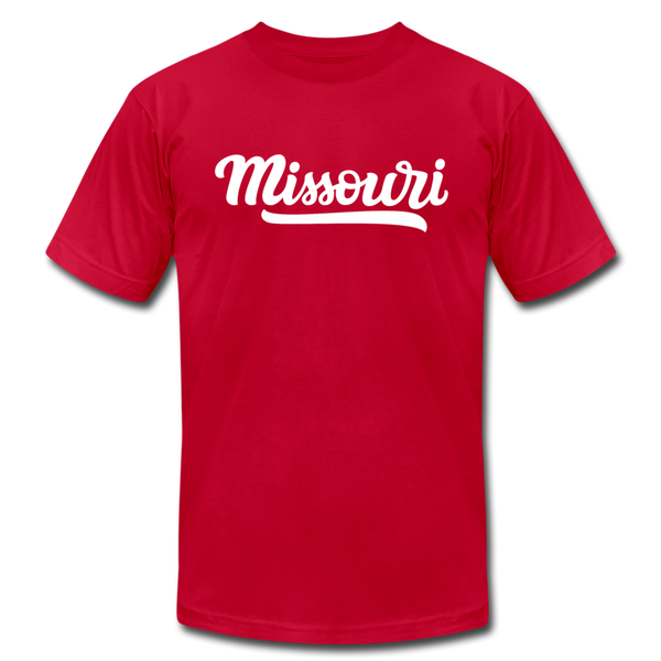 Missouri T-Shirt - Hand Lettered Unisex Missouri T Shirt - red