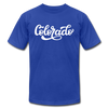 Colorado T-Shirt - Hand Lettered Unisex Colorado T Shirt - royal blue