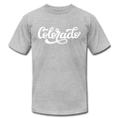 Colorado T-Shirt - Hand Lettered Unisex Colorado T Shirt - heather gray