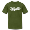Colorado T-Shirt - Hand Lettered Unisex Colorado T Shirt - olive