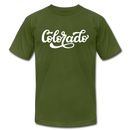 Colorado T-Shirt - Hand Lettered Unisex Colorado T Shirt - olive