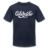 Colorado T-Shirt - Hand Lettered Unisex Colorado T Shirt - navy