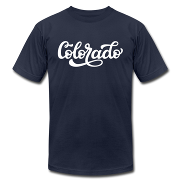 Colorado T-Shirt - Hand Lettered Unisex Colorado T Shirt - navy