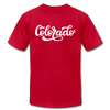 Colorado T-Shirt - Hand Lettered Unisex Colorado T Shirt - red