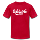 Colorado T-Shirt - Hand Lettered Unisex Colorado T Shirt - red