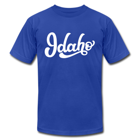 Idaho T-Shirt - Hand Lettered Unisex Idaho T Shirt - royal blue