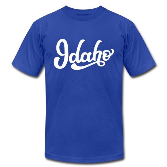 Idaho T-Shirt - Hand Lettered Unisex Idaho T Shirt - royal blue