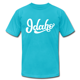 Idaho T-Shirt - Hand Lettered Unisex Idaho T Shirt - turquoise