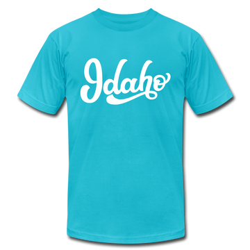 Idaho T-Shirt - Hand Lettered Unisex Idaho T Shirt - turquoise