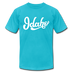 Idaho T-Shirt - Hand Lettered Unisex Idaho T Shirt - turquoise