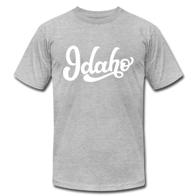 Idaho T-Shirt - Hand Lettered Unisex Idaho T Shirt - heather gray