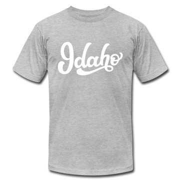 Idaho T-Shirt - Hand Lettered Unisex Idaho T Shirt - heather gray