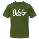 Idaho T-Shirt - Hand Lettered Unisex Idaho T Shirt - olive