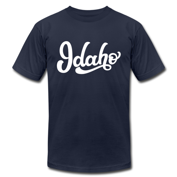 Idaho T-Shirt - Hand Lettered Unisex Idaho T Shirt - navy