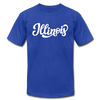 Illinois T-Shirt - Hand Lettered Unisex Illinois T Shirt - royal blue