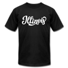 Illinois T-Shirt - Hand Lettered Unisex Illinois T Shirt - black