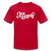 Illinois T-Shirt - Hand Lettered Unisex Illinois T Shirt - red