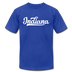 Indiana T-Shirt - Hand Lettered Unisex Indiana T Shirt - royal blue