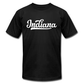 Indiana T-Shirt - Hand Lettered Unisex Indiana T Shirt - black