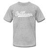Indiana T-Shirt - Hand Lettered Unisex Indiana T Shirt - heather gray