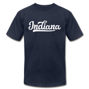 Indiana T-Shirt - Hand Lettered Unisex Indiana T Shirt - navy