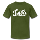 Iowa T-Shirt - Hand Lettered Unisex Iowa T Shirt - olive