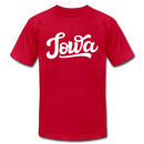 Iowa T-Shirt - Hand Lettered Unisex Iowa T Shirt - red