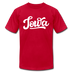 Iowa T-Shirt - Hand Lettered Unisex Iowa T Shirt - red