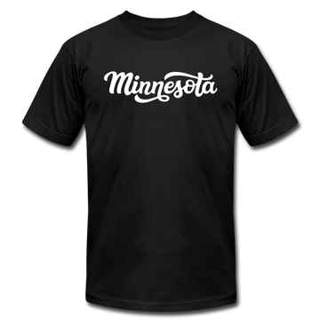 Minnesota T-Shirt - Hand Lettered Unisex Minnesota T Shirt - black