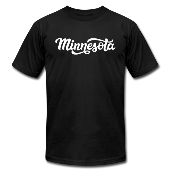 Minnesota T-Shirt - Hand Lettered Unisex Minnesota T Shirt - black