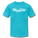 Minnesota T-Shirt - Hand Lettered Unisex Minnesota T Shirt - turquoise