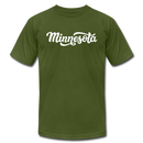 Minnesota T-Shirt - Hand Lettered Unisex Minnesota T Shirt - olive