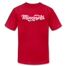 Minnesota T-Shirt - Hand Lettered Unisex Minnesota T Shirt - red