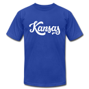 Kansas T-Shirt - Hand Lettered Unisex Kansas T Shirt - royal blue