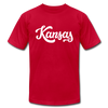Kansas T-Shirt - Hand Lettered Unisex Kansas T Shirt - red