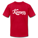 Kansas T-Shirt - Hand Lettered Unisex Kansas T Shirt - red