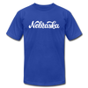 Nebraska T-Shirt - Hand Lettered Unisex Nebraska T Shirt - royal blue