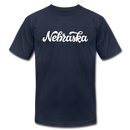 Nebraska T-Shirt - Hand Lettered Unisex Nebraska T Shirt - navy