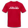 Nebraska T-Shirt - Hand Lettered Unisex Nebraska T Shirt - red
